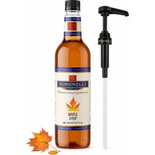Simonelli Akçaağaç (Maple) Aromalı Kahve ve Kokteyl Şurubu 700 ml (Pompa Dahil)