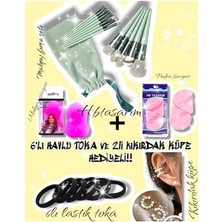 Makyaj Fırçaları 24 Parça Makyaj Seti, Makyaj Fırça Seti 13 Lüfırça Seti