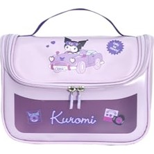 Kuromi Temalı Dayanıklı Makyaj Seyahat Çantası