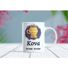 Berilden Store Kova Burç Tasarımlı Kupa Bardak