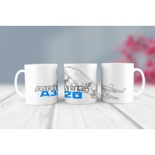Berilden Store A320 Yolcu Uçağı Kupa Bardak