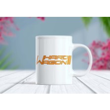Berilden Store Hard Wagon Yazılı Turuncu Etiket Kupa Bardak