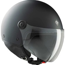 Tucano Urbano El Jettın 6.0 Yarım Kask Mat Siyah - Beden M