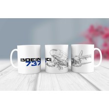 Berilden Store B737 Yolcu Uçağı Kupa Bardak