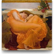 Frederic Leighton - Haziran Alevi Tablosu - 40X40CM