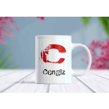Berilden Store Alfabe Harf Özelleştirilebilir Kupa Bardak - Tasarım 5