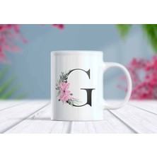 Berilden Store Alfabe Harf Özelleştirilebilir Kupa Bardak - Tasarım 9