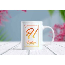 Berilden Store Alfabe Harf Özelleştirilebilir Kupa Bardak - Tasarım 1