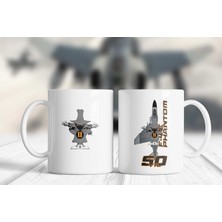 Berilden Store F-4 Phantom 50. Yıl Özel - Spooky Savaş Uçağı Renkli Kupa Bardak