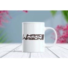 Berilden Store Hard Wagon Yazılı Siyah Etiket Kupa Bardak
