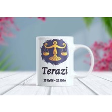 Berilden Store Terazi Burç Tasarımlı Kupa Bardak