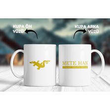 Berilden Store Mete Han - Türkleri Dirilten Savaşçı Sarı Tarihi Karakterler Kupa Bardak