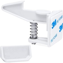 Baby Lock 10 Adet Bebek Çocuk Çekmece Dolap Güvenlik Kilidi Gizli Kilit - Orijinal 3m Çift Taraf