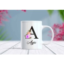 Berilden Store Alfabe Harf Özelleştirilebilir Kupa Bardak - Tasarım 3