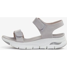 Skechers Kadın ARCH FİT - TOURİSTY Bej Sandalet Nefes Alabilir Yapı ile Koşu ve Yürüyüş İçin İdeal 119247 TPE