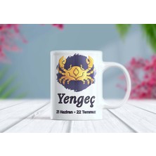 Berilden Store Yengeç Burç Tasarımlı Kupa Bardak
