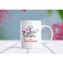 Berilden Store Evin Sultanı Yazılı Kişiselleştirilebilir Kupa Bardak