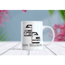 Berilden Store Klasik Alman Otomobili Baskılı Isim Soyisim Kişiselleştirilebilir Kupa Bardak