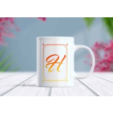 Berilden Store Alfabe Harf Özelleştirilebilir Kupa Bardak - Tasarım 2