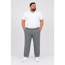Ramon Miele Büyük Beden Keten Erkek Pantolon
