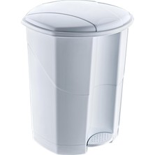 Smartware Pedallı Çöp Kovası 30 Lt Beyaz
