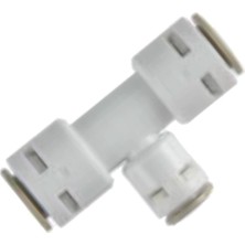 Aquaset Üç Geçmeli Te Bağlantı 3/8″ Quick- 3/8″ Quick – 1/4″ Quick