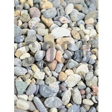 Sosc Doğal Nazilli Dere Çakıl Taşı, Tamburlanmış Dekoratif Taş, 1-2 Cm, 1 Kg, Saksı Dibi, A