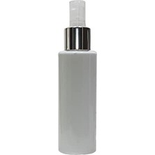 50 Adet 100 ml Gümüş Renk Sprey Valfli Boş Pet Şişe