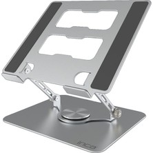 Inca INC-122G 10-17' Çelik 360° Derece Dönebilen Ergonomik Yükselticili Notebook Stantı