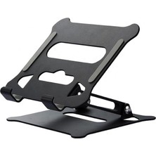 Ayarlanabilir Katlanabilir Tablet Standı 370G | Paslanmaz Çelik Tablet Tutucu, Açı Ayarlı, Port