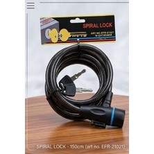 Rectus Bisiklet Kiliti 150CM Siyah
