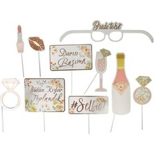 Ed Collection Benim - Rose Bride To Be Konuşma Balonu Seti 10 Adet
