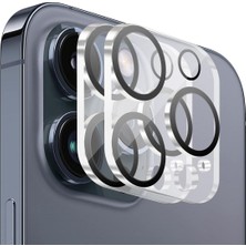 Pro Max 13 Pro ile Uyumlu Kamera Lens Camı Koruyucu Glas.tr Optik 2 Adet - AGL04034