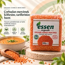 Essen Organik Kırmızı Mercimek 500 gr