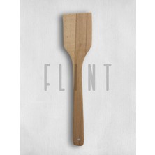 Gürgen Ağacı El Yapımı Tahta Ahşap Spatula Mutfak Yemek Servis Sunum Kaşığı 32 cm