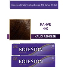 Wella Koleston Single Tüp Saç Boyası 4/0 Kahve 2'li Set