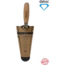 Dekor 062 Ahşap Saplı Sıva Malası 22 cm | Profesyonel Sıvacı Malası