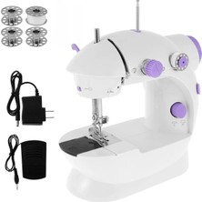 Mini Dikiş Makinesi, Portatif Kolay Kullanım ve Taşıma, Pedallı Tasarım, Ayarlanabilir Hız Ay