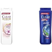 Besleyici Şampuan Kepeğe Karşı Etkili Yumuşak ve Parlak Saçlar 600 ml ve Clear Men Erkek Şamp
