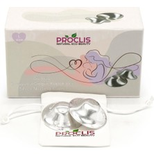 Proclis Natural Eco Beauty Koruyucu Gümüş Göğüs Ucu Kapakları, 999 Ayar Parlatılmış Gümü
