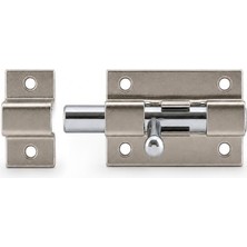 Küçük Mavzer Sürgü Sürgülü Sürgüsü Kilit Saten 25X40 mm Kapı Pencere Emniyet Kilidi Metal
