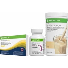 Herbalife Kilo Alma Seti Kadın (Vanilya Aromalı Shake Omega ve Vitamin )