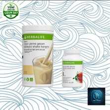 Herbalife Formül 1 Besleyici Shake Karışımı 500 G + Çay ve Bitki Ekstreli Aromalı Içecek Tozu Klasik Aromalı 102 G