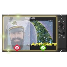 Simrad Fishfinder Için Anti-Glare Parlama Önleyici Mat Ekran Koruyucu (Nss9 EVO3S 9 Inch Chartplotter)