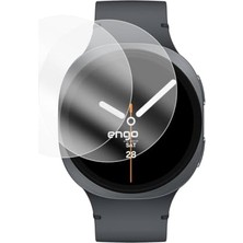 Samsung Galaxy Watch 8 44 mm ile Uyumlu Ekran Koruyucu; Tam Kaplayan Akıllı Saat Koruması, Çizilmeye Dayanıklı Tpu Koruma 2 Adet, Hd Şeffaf