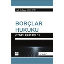 Gazi Kitabevi Borçlar Hukuku: Hükümler
