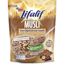 Ince Öğütülmüş Yulaflı Fındıklı; Kakao Çekirdekli, Kakaolu Müsli 250 G