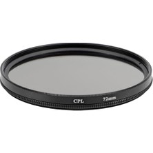 72 mm Lensler Için Cpl Dairesel Polarize Filtre, Yansıma Önleyici