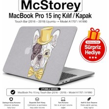 MacBook Pro 15 Sert Kapak Kılıf A1707 A1990 Uyumlu, Touch Bar, 2016-2019, R-262