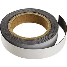 Store Yapışkanlı Şerit Mıknatıs Magnet Kes Kullan 1, 2 cm Genişlik - 1 mm Kalınlık - 30 Metre